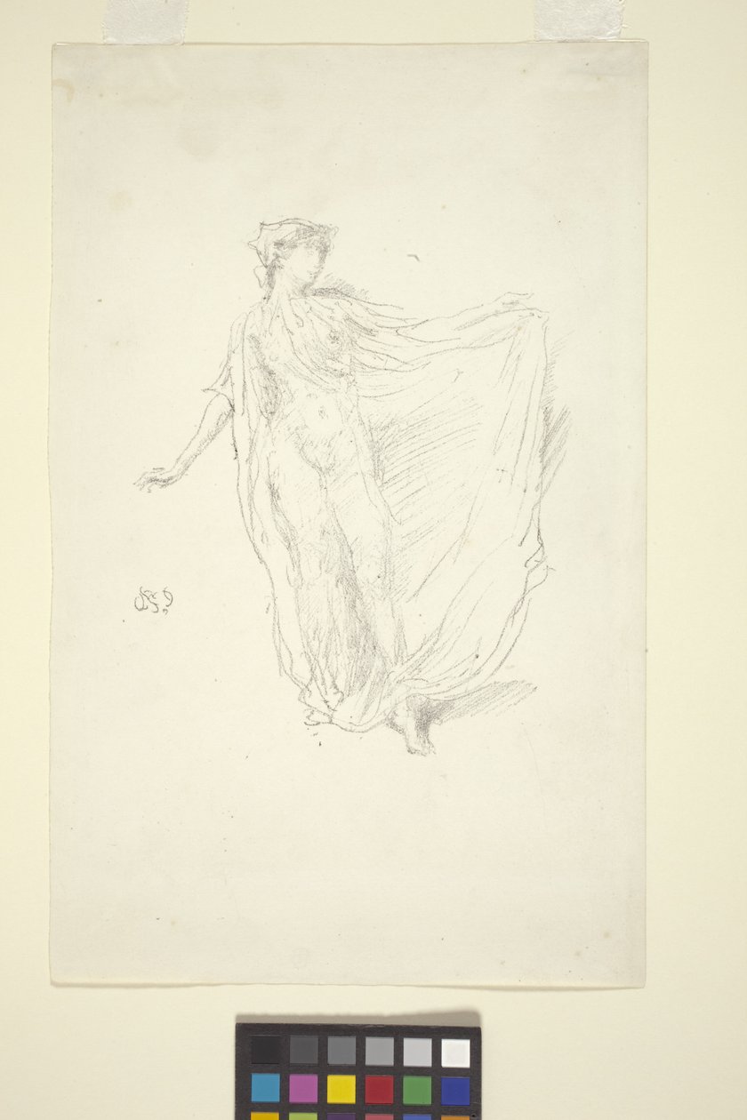 The Dancing Girl (overføringslitografi) av James Abbott McNeill Whistler
