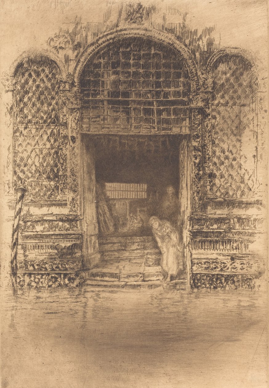 Døråpningen, 1880. av James Abbott McNeill Whistler