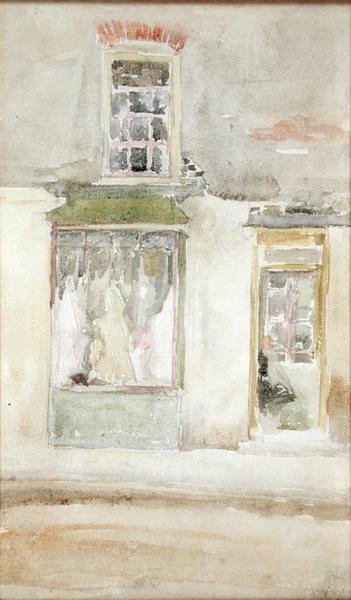 The Dressmakers Shop, ca. 1897-98 (wc på papir) av James Abbott McNeill Whistler