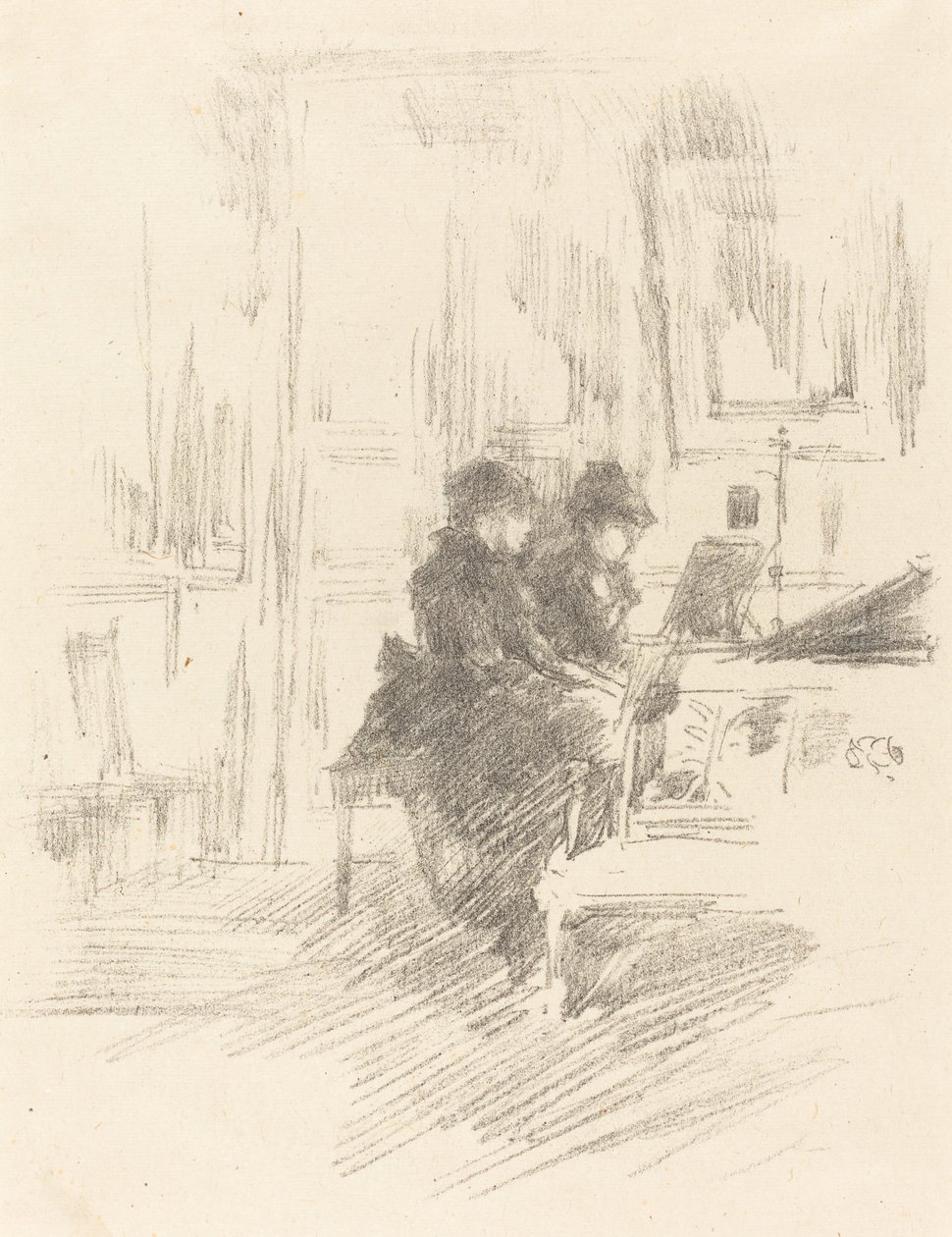 Duetten, nr. 2, 1894. av James Abbott McNeill Whistler