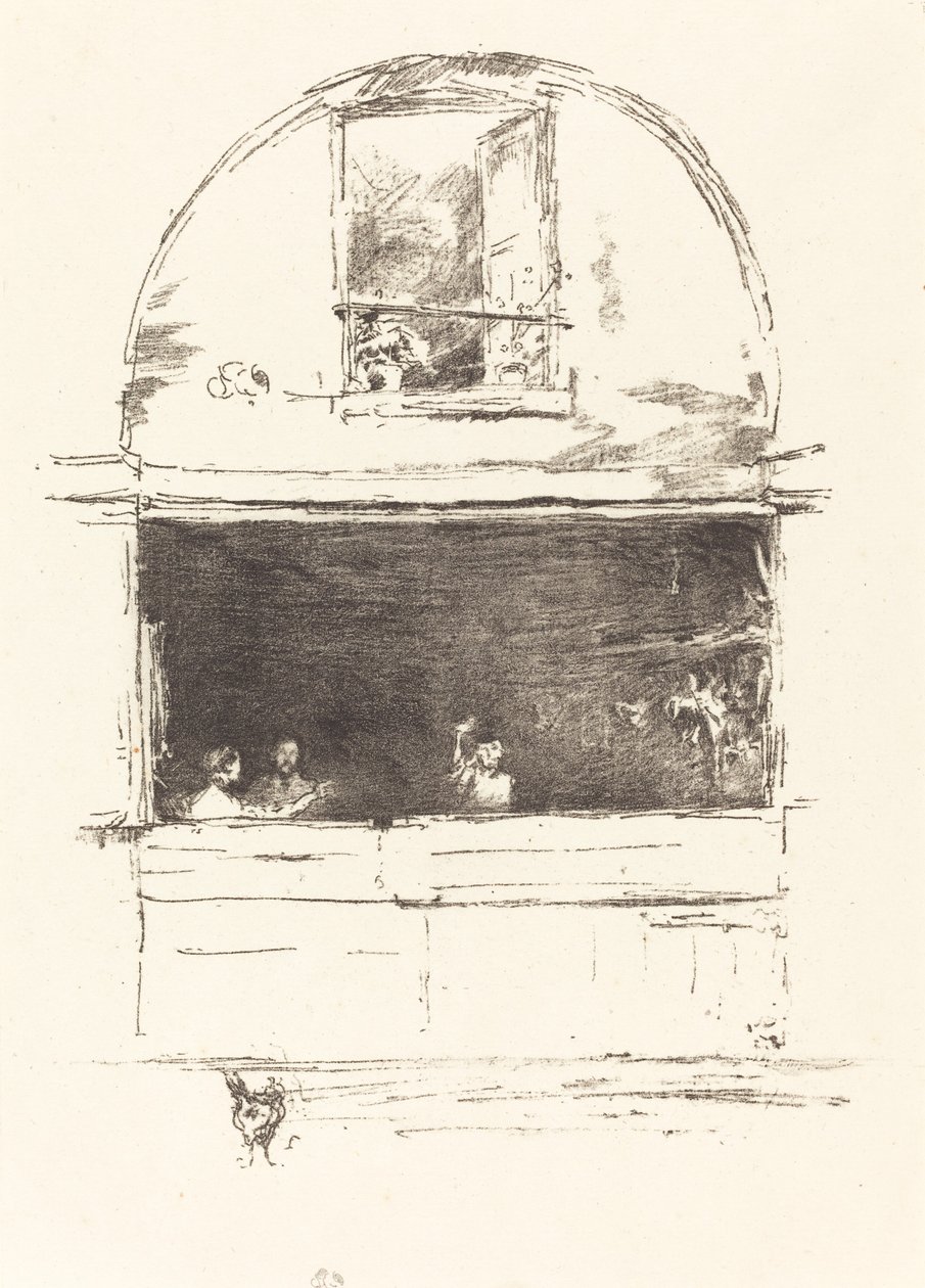 The Forge, Passage du Dragon, 1894. av James Abbott McNeill Whistler