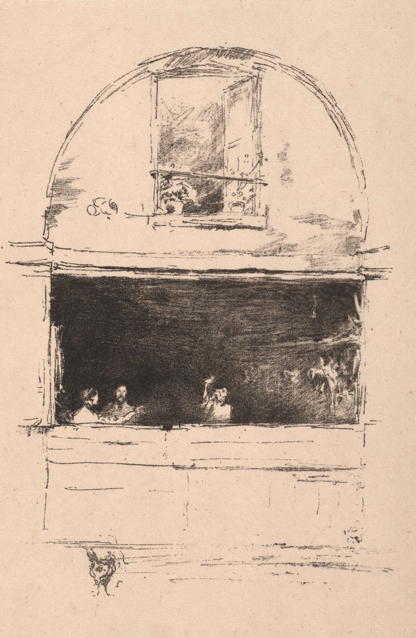 The Forge, Passage du Dragon, 1894. av James Abbott McNeill Whistler