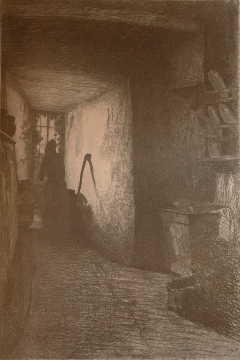 Kjøkkenet, 1858, 1904 av James Abbott McNeill Whistler