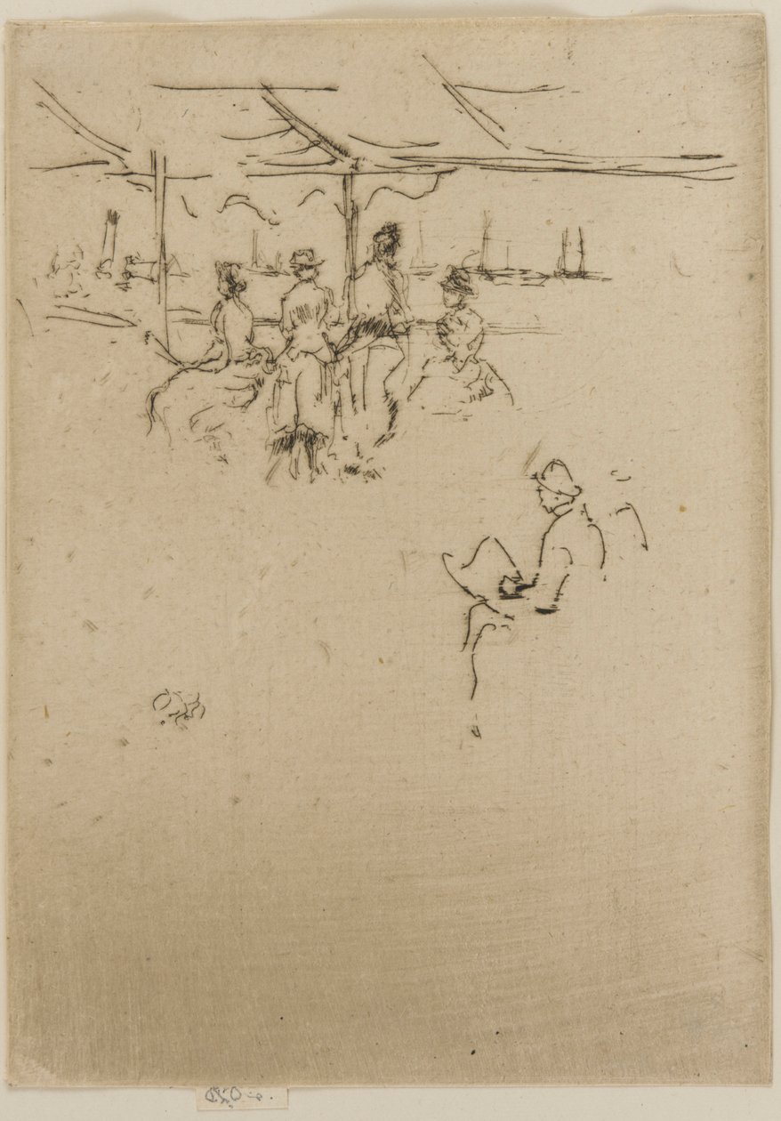 Landingsstadiet, kyr, 1887. av James Abbott McNeill Whistler