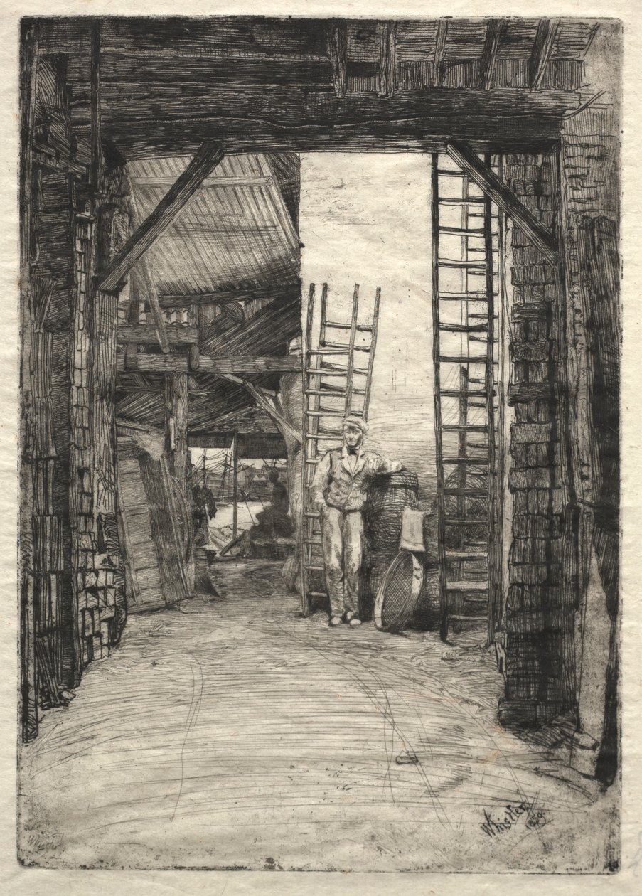 Kalkbrenneren, 1859. av James Abbott McNeill Whistler