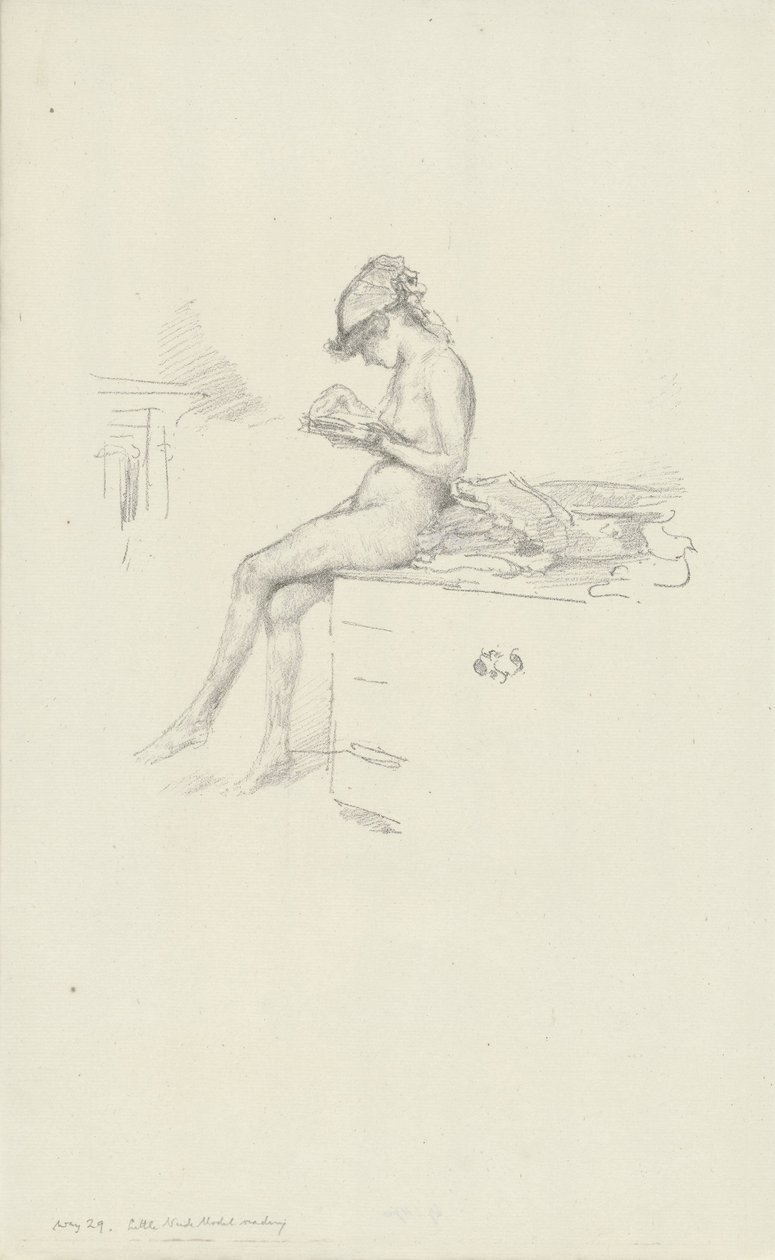 Den lille nakenmodellen, Reading av James Abbott McNeill Whistler