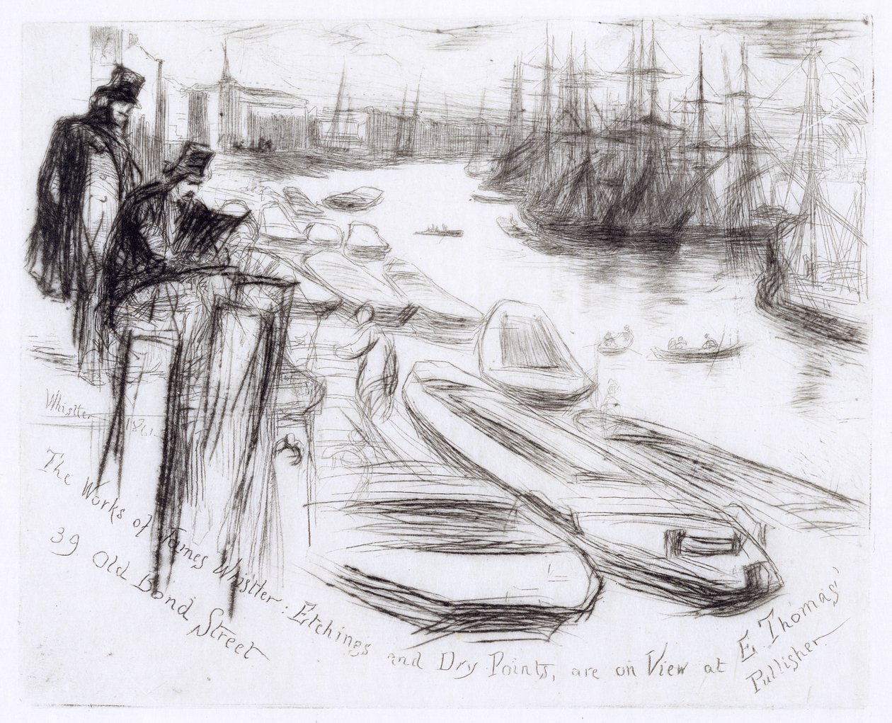 The Little Pool, No.2 (etsing) av James Abbott McNeill Whistler