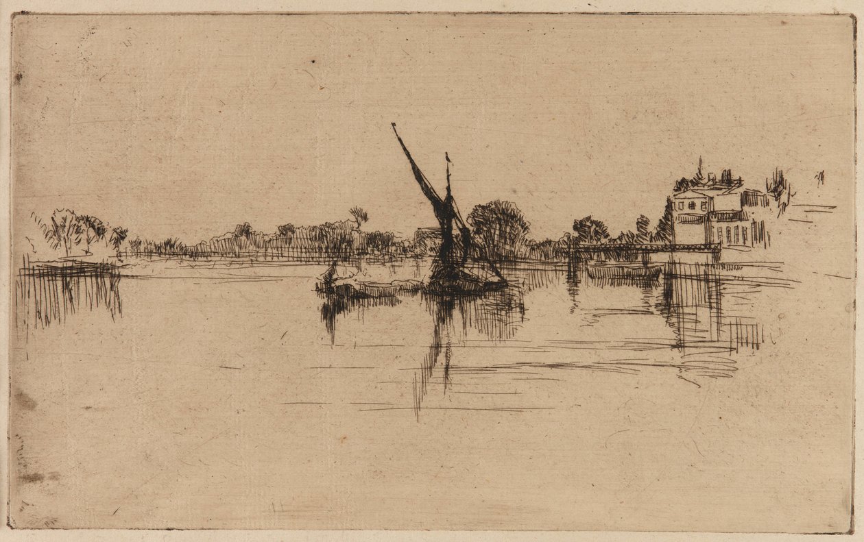Den lille Putney, 1879. av James Abbott McNeill Whistler
