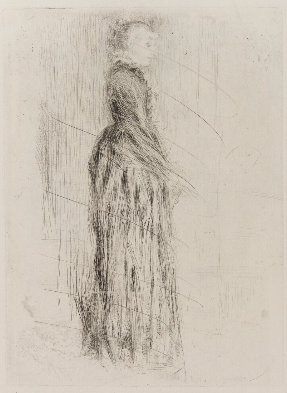 Den lille fløyelskjolen, 1873. av James Abbott McNeill Whistler