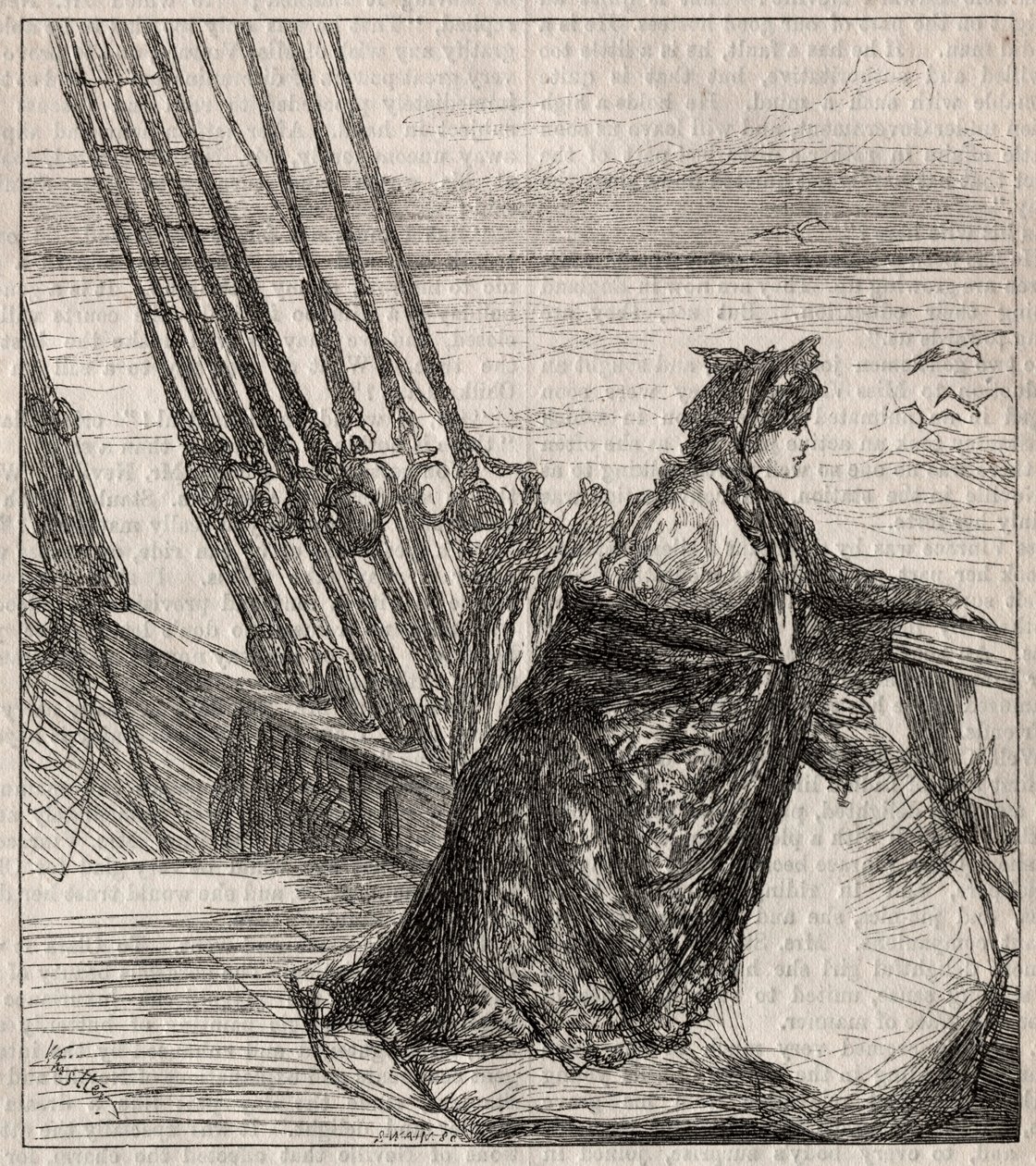 The Majors Daughter: Clara Vinraces Farvel til sin far, 1862. av James Abbott McNeill Whistler