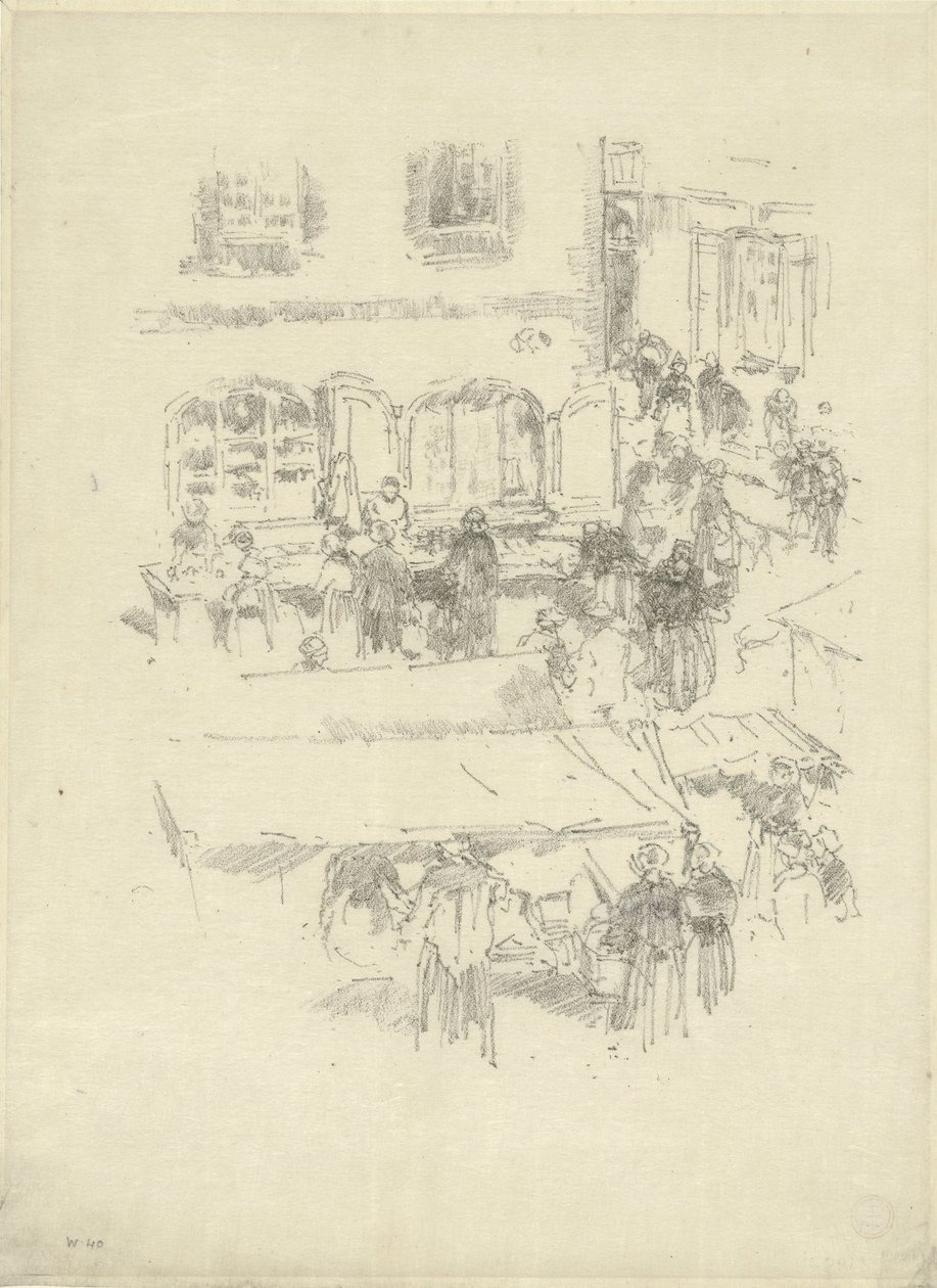 Markedsplassen, Vitre av James Abbott McNeill Whistler