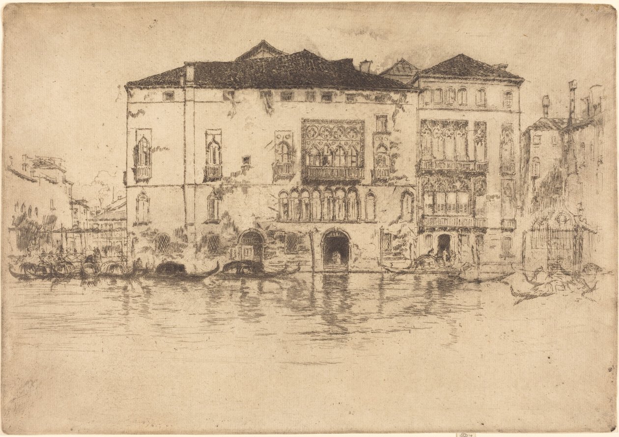 Palassene, 1880. av James Abbott McNeill Whistler