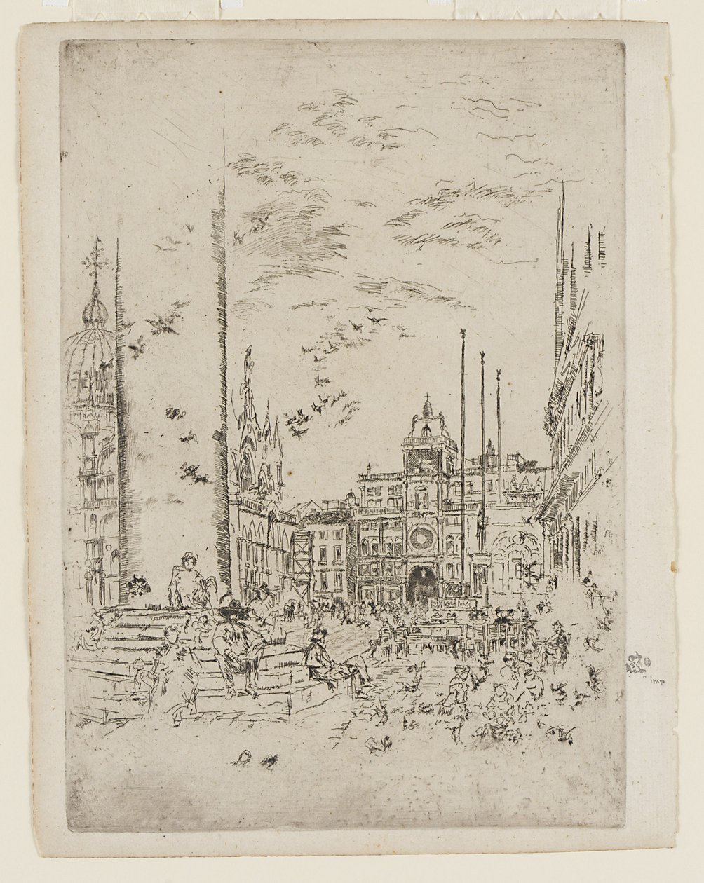Piazzettaen av James Abbott McNeill Whistler