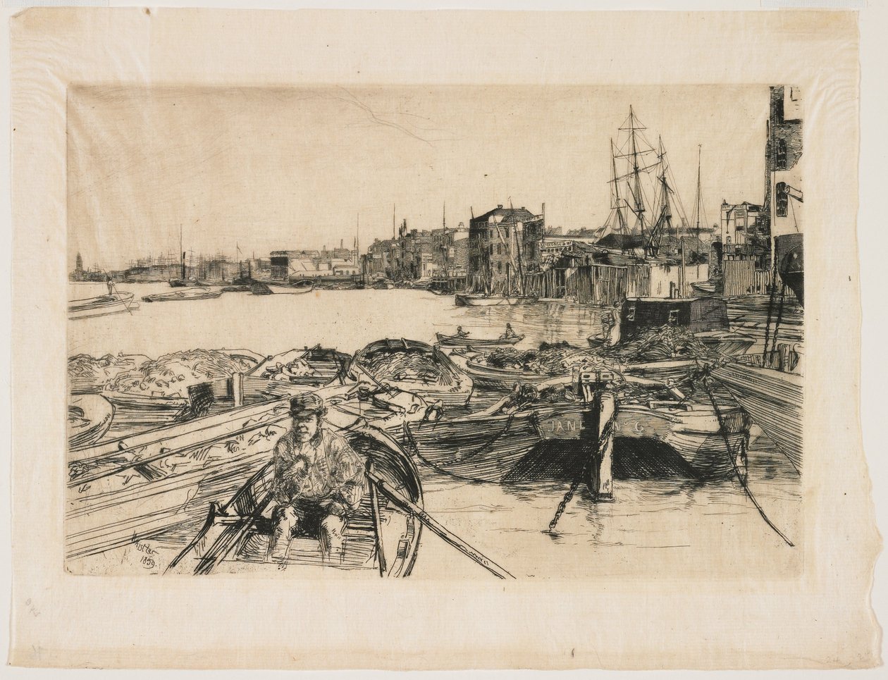 Dammen av James Abbott McNeill Whistler
