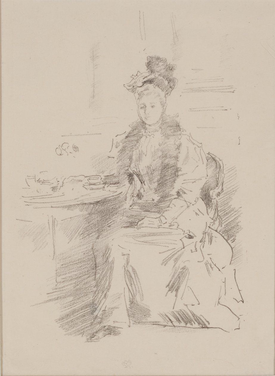 The Pretty New Yorker av James Abbott McNeill Whistler