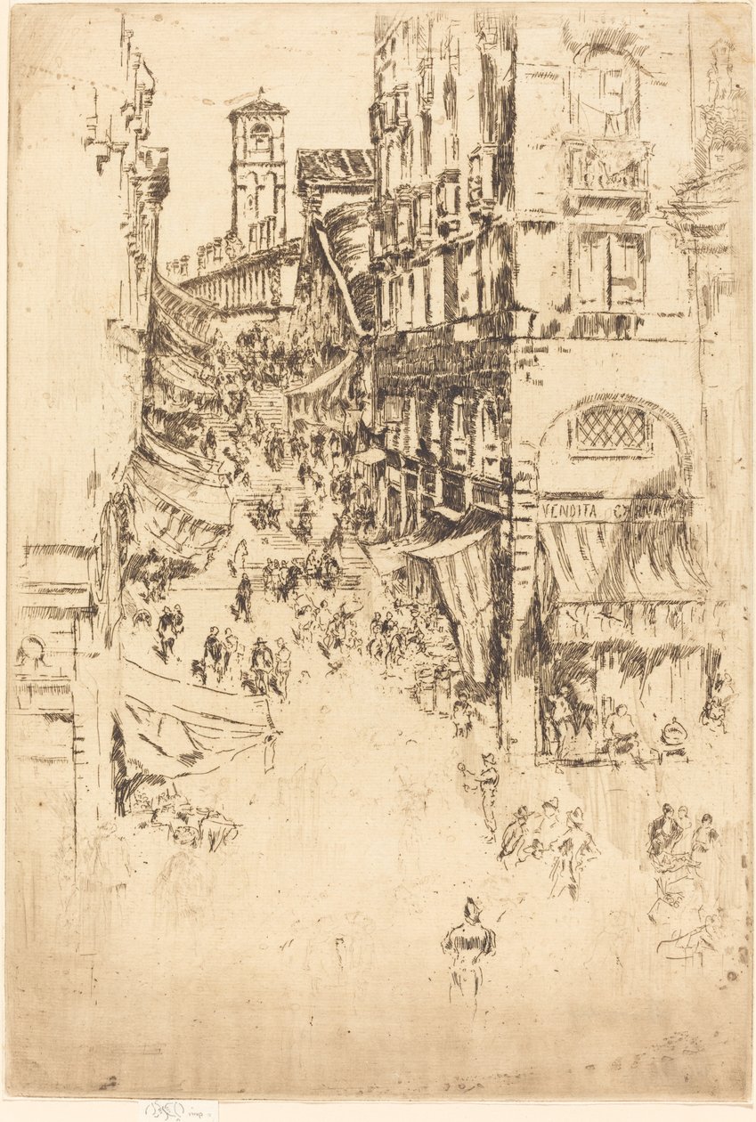 Rialto, 1880. av James Abbott McNeill Whistler