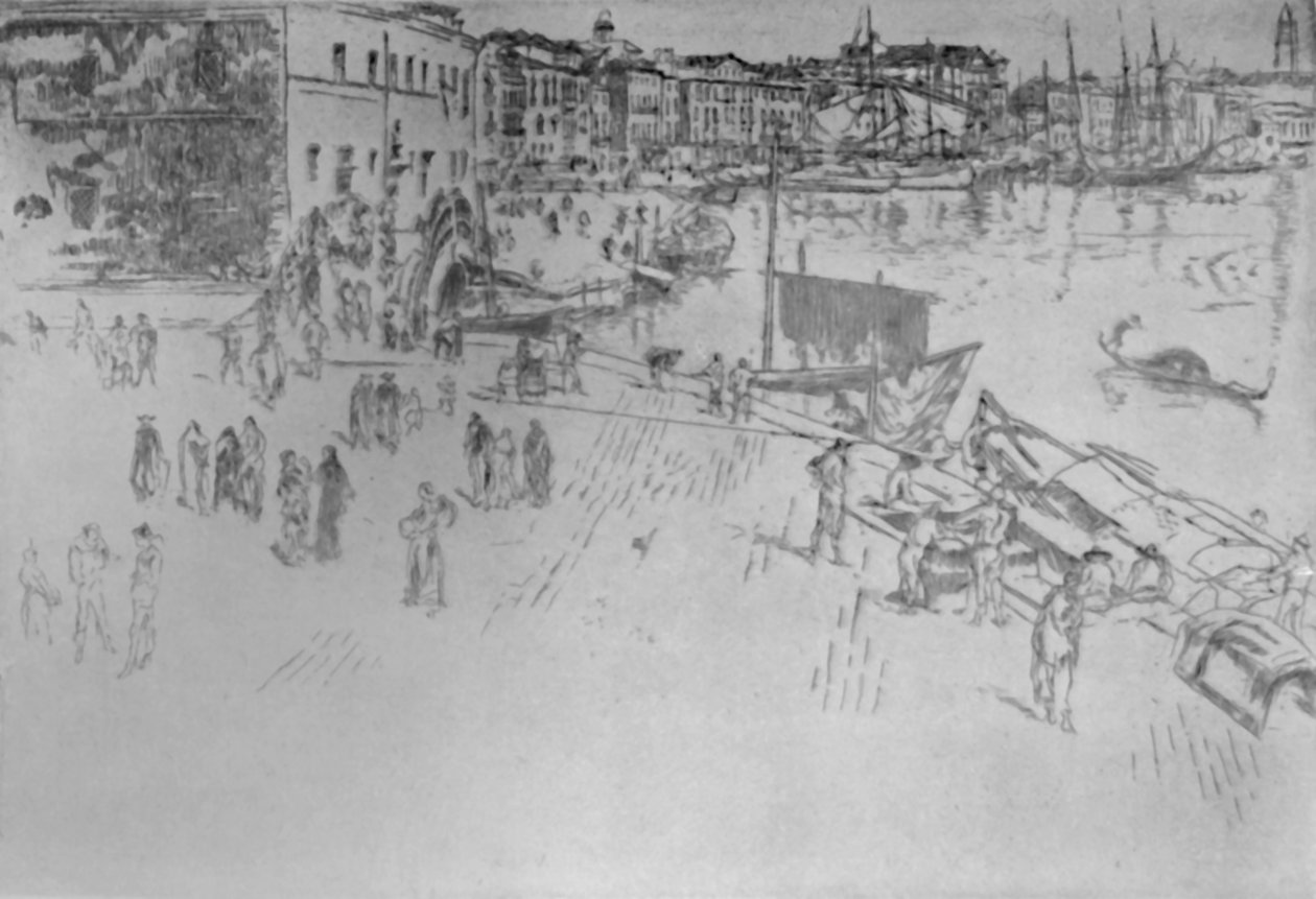 Riva nr. 1, 1879-1880, 1925. av James Abbott McNeill Whistler