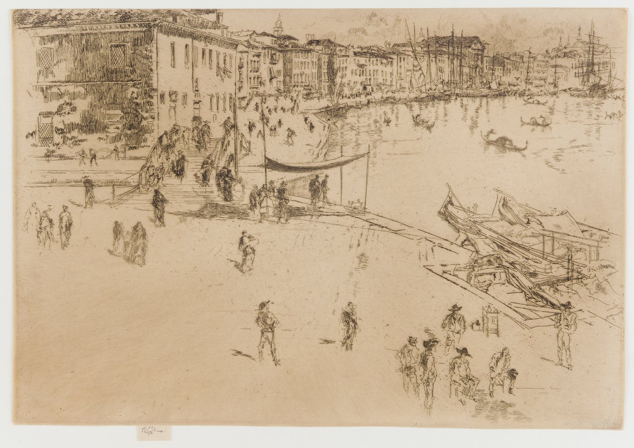 The Riva, nr. 2, 1879-1880. av James Abbott McNeill Whistler