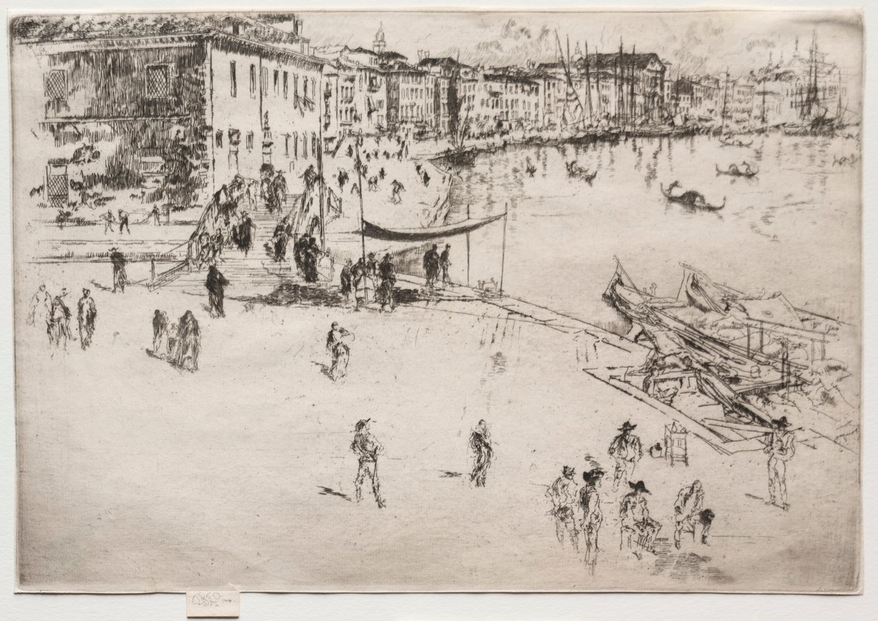 The Riva, nr. 2, 1886. av James Abbott McNeill Whistler
