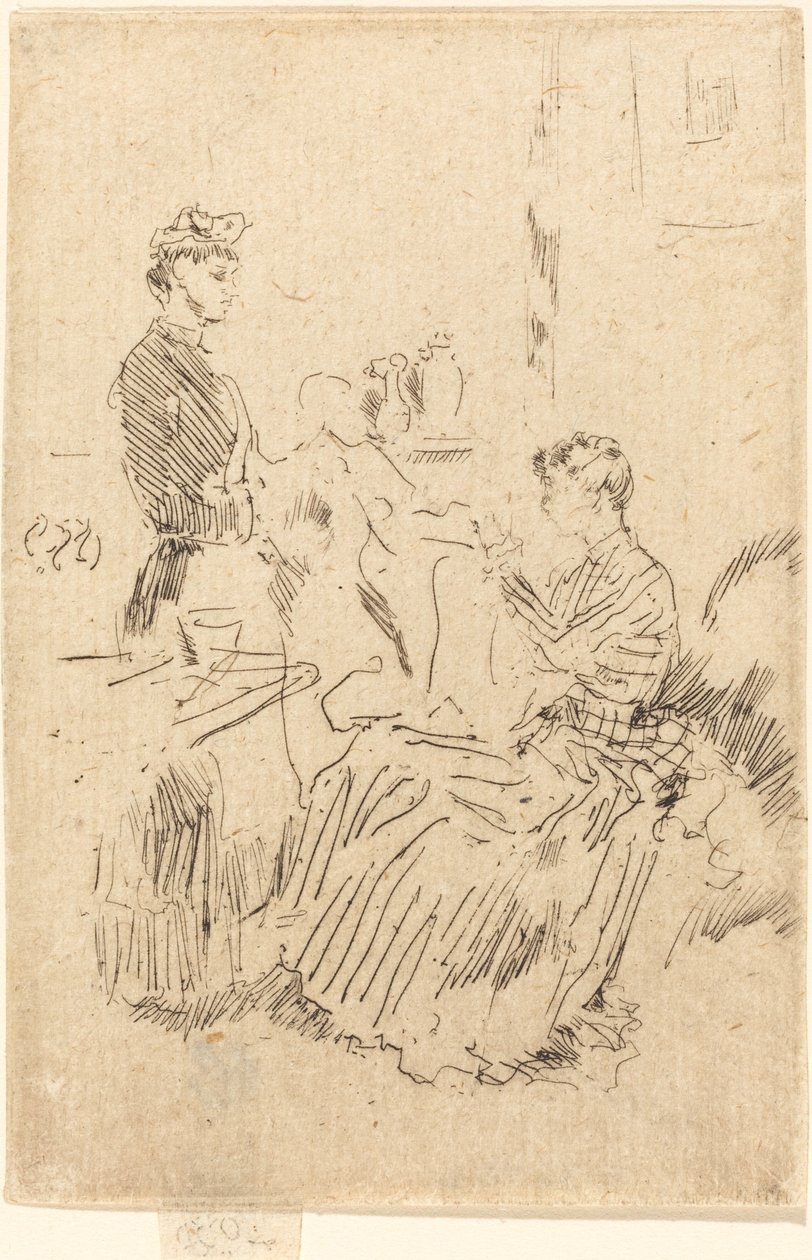 Syerske, ca. 18841886. av James Abbott McNeill Whistler
