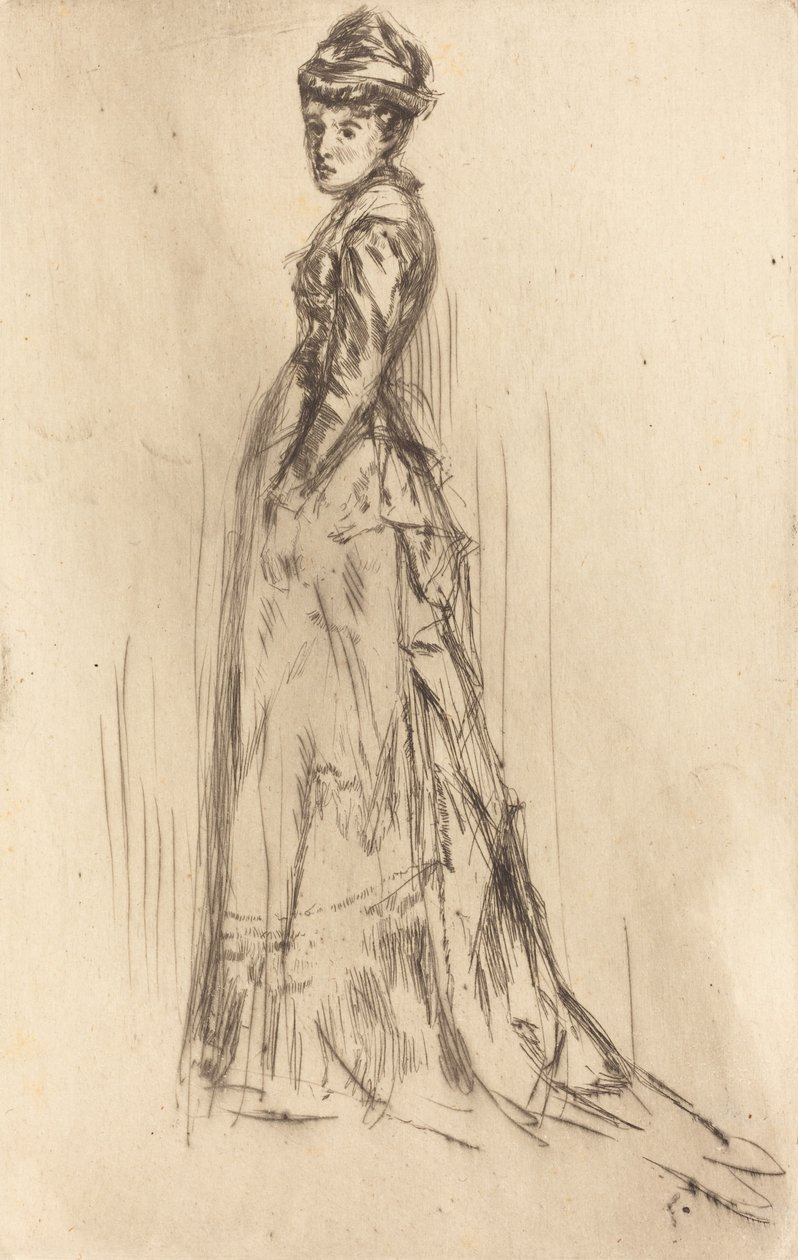 Silkekjolen, ca. 1873. av James Abbott McNeill Whistler