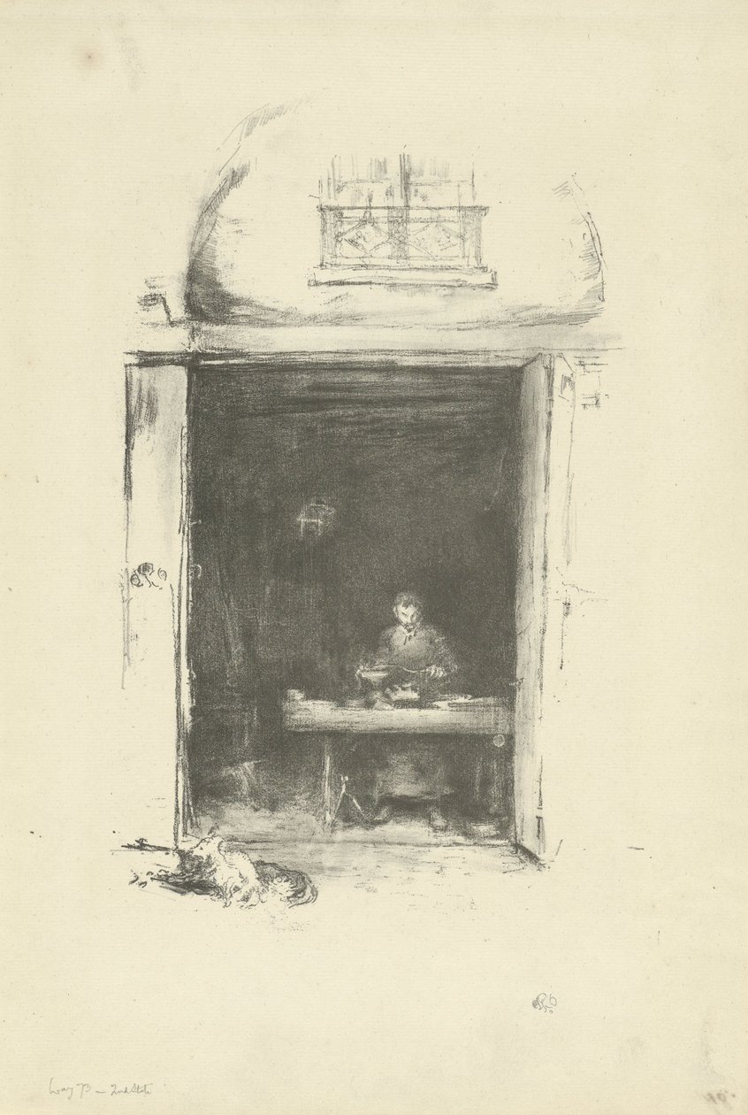 The Smith, Passage du Dragon av James Abbott McNeill Whistler