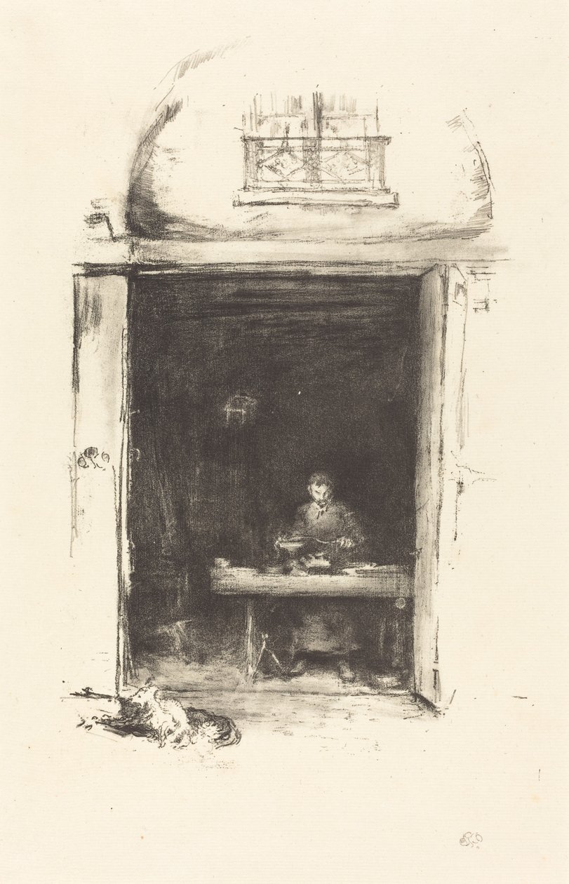 The Smith, Passage du Dragon, 1894. av James Abbott McNeill Whistler