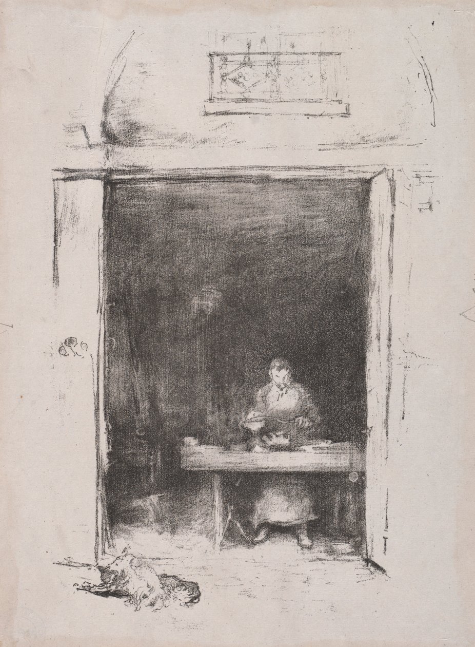 The Smith: Passage du Dragon, 1894. av James Abbott McNeill Whistler