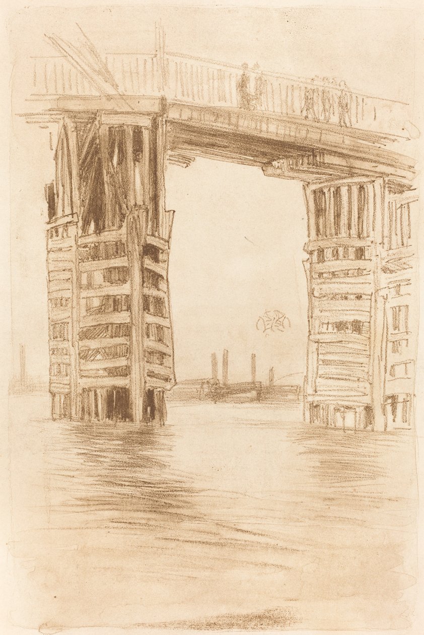 Den høye broen, 1878. av James Abbott McNeill Whistler