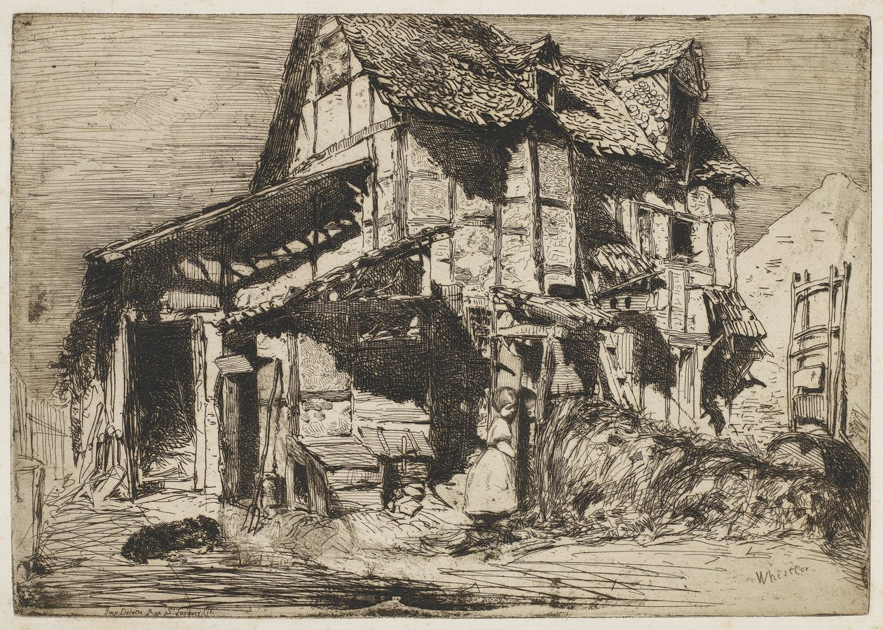 Den usikre leiegården av James Abbott McNeill Whistler