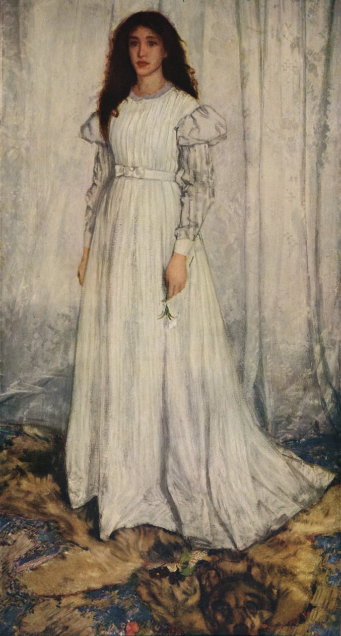 Den hvite jenta, 1862 av James Abbott McNeill Whistler
