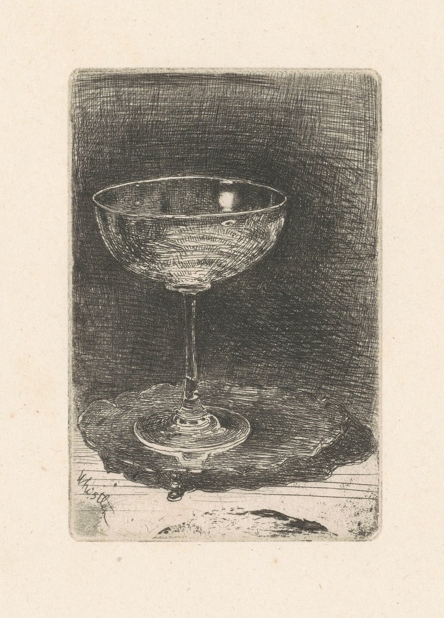 Vinglasset, 1859. av James Abbott McNeill Whistler