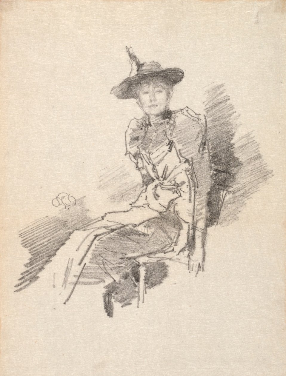 Den bevingede hatten, 1890. av James Abbott McNeill Whistler
