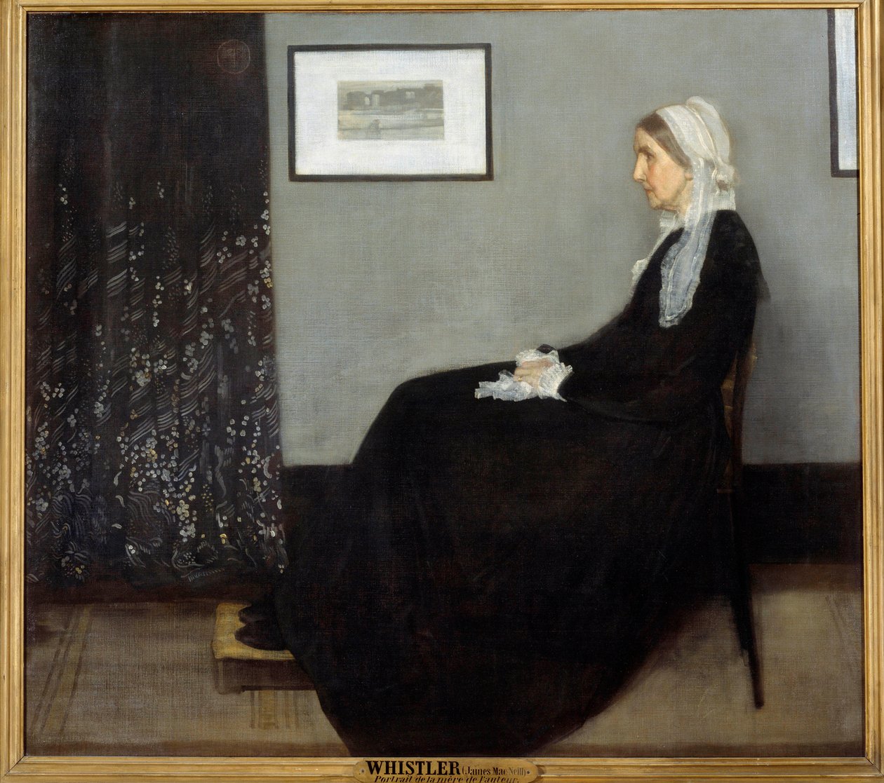 Kunstnerens mor eller arrangement i grått og svart n°1 av James Abbott McNeill Whistler
