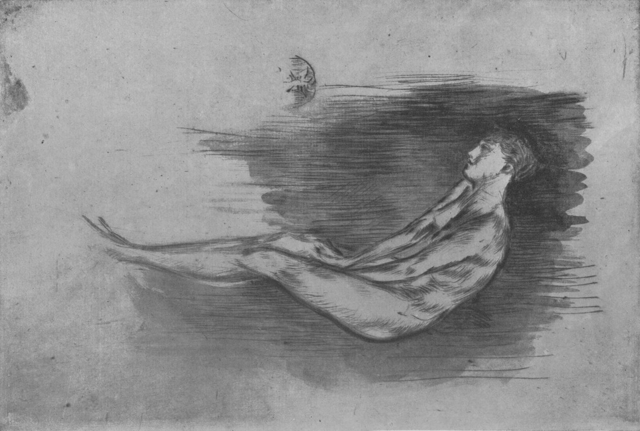 Tillie, en modell, 1873, 1904 av James Abbott McNeill Whistler