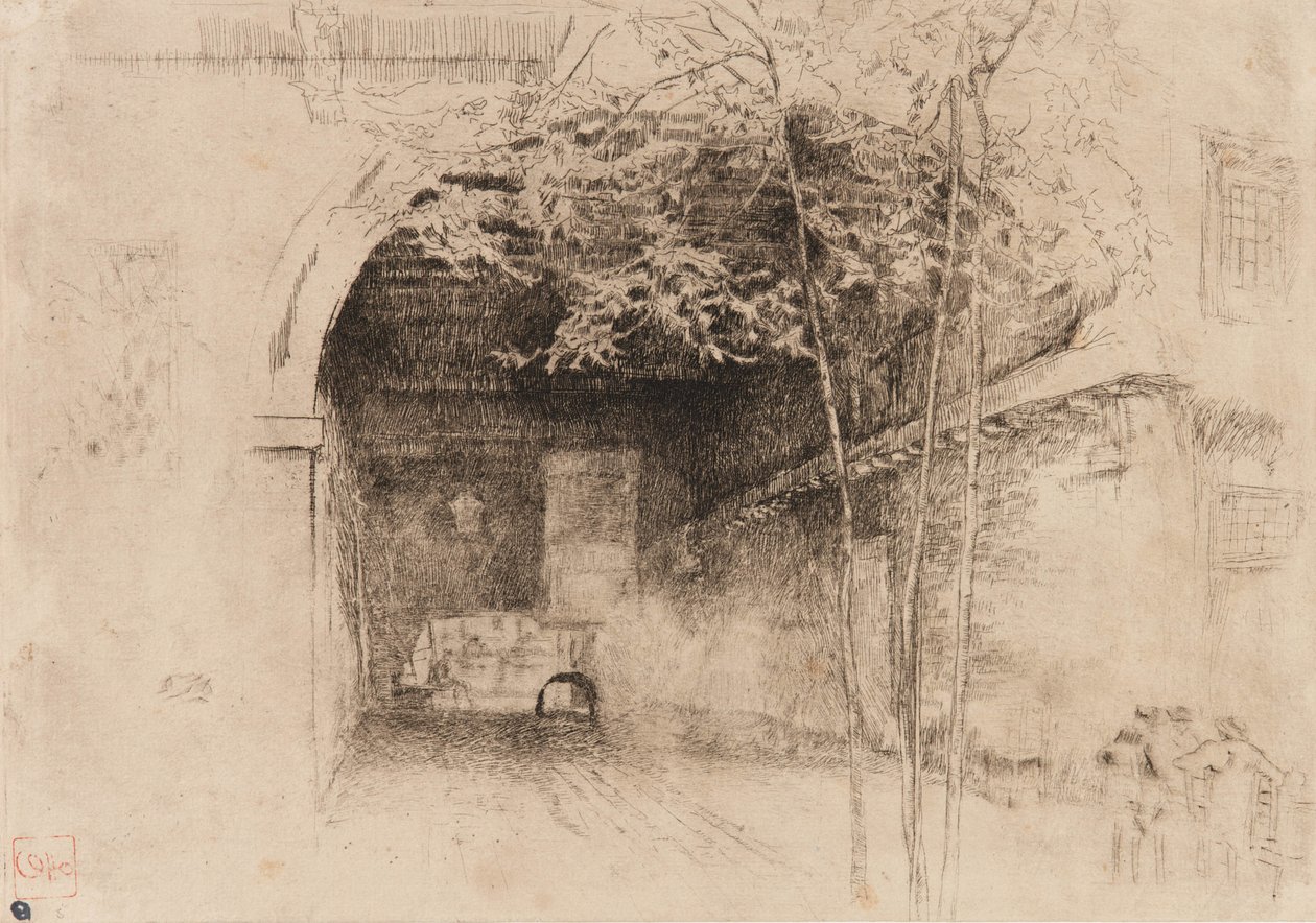 Ferge, 1879-1880. av James Abbott McNeill Whistler