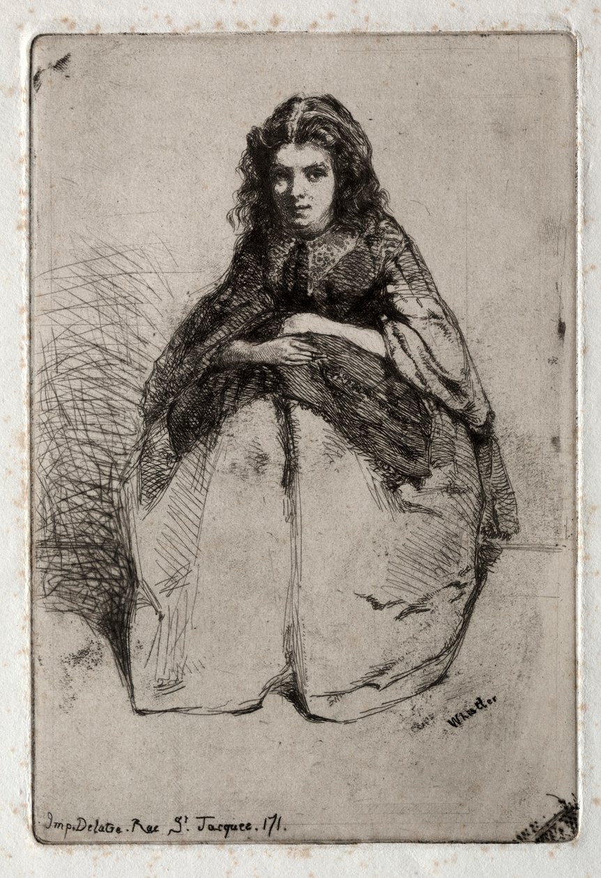 Tolv etsninger fra naturen: Fumette, 1858. av James Abbott McNeill Whistler