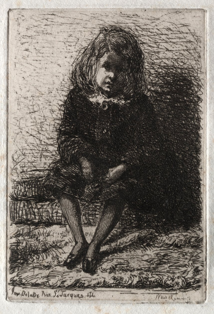 Tolv etsninger fra naturen: Lille Arthur, 1858. av James Abbott McNeill Whistler