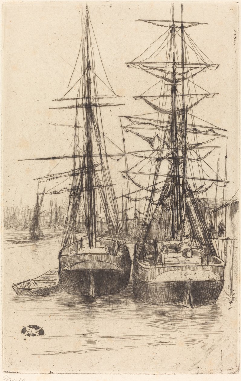 To skip, 1875. av James Abbott McNeill Whistler