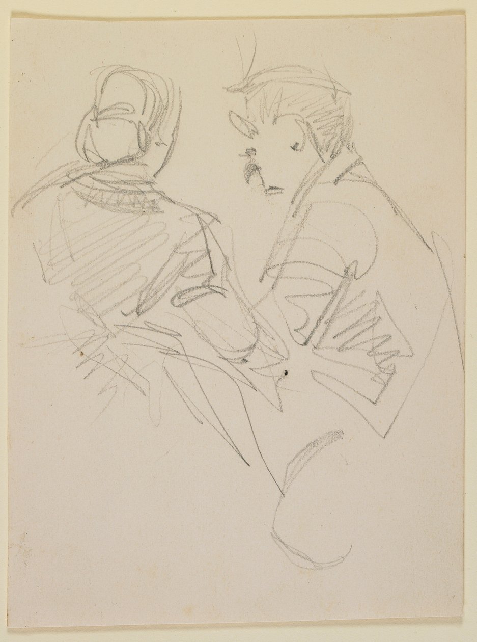 To figurer, 1858. av James Abbott McNeill Whistler