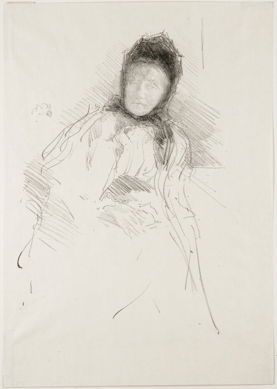 Uferdig skisse av Lady Haden, 1895 av James Abbott McNeill Whistler
