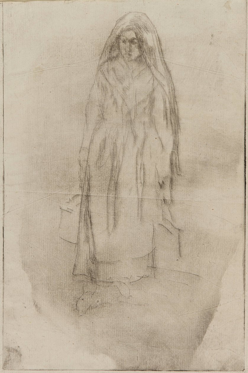 Venetiansk vannbærer, 1879-1880. av James Abbott McNeill Whistler