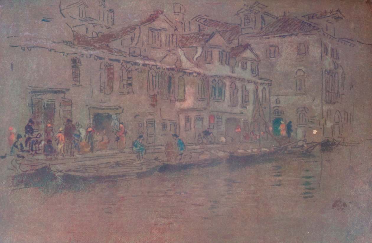 Venezia, ca 1870, 1904 av James Abbott McNeill Whistler