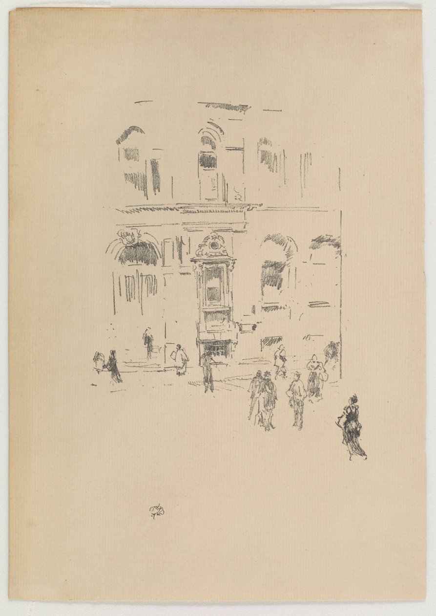 Victoria Club, 1879 og 1887. av James Abbott McNeill Whistler