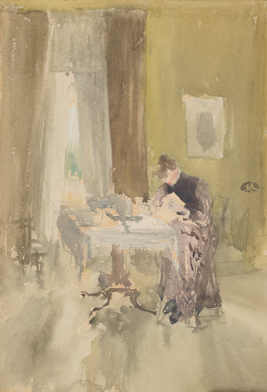 Fiolett og rav - te, 1882-1884. av James Abbott McNeill Whistler