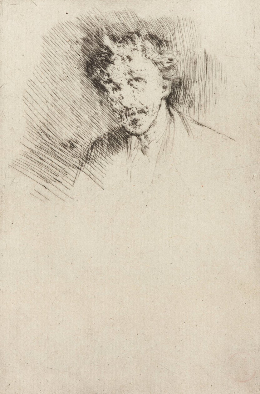 Whistler med den hvite låsen, 1879. av James Abbott McNeill Whistler