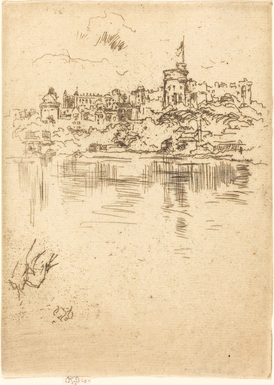 Windsor, nr. 2, 1887. av James Abbott McNeill Whistler