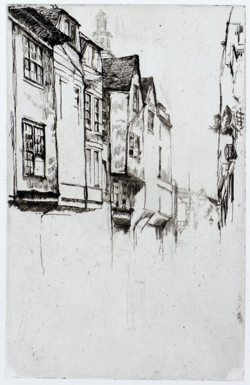 Great Street av James Abbott McNeill Whistler