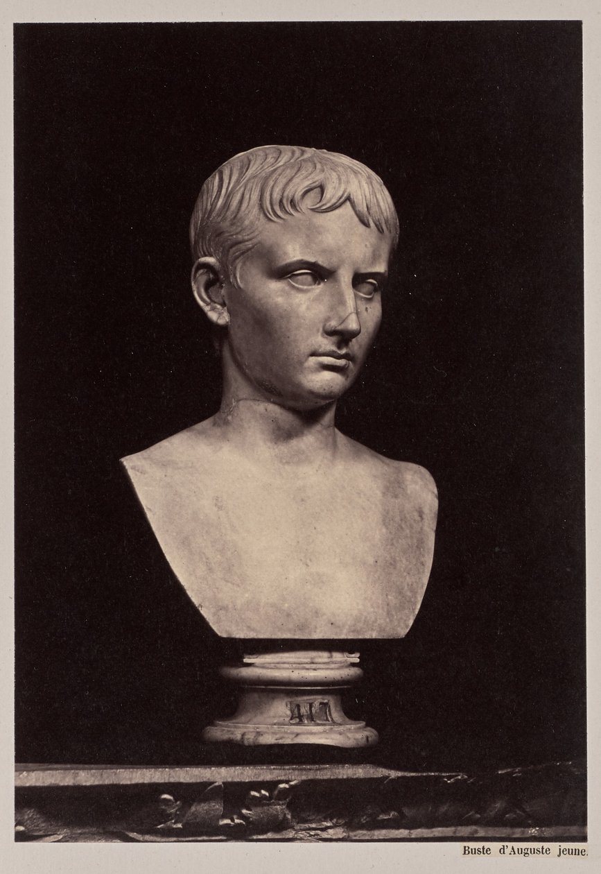 Byste av den unge Augustus av James Anderson