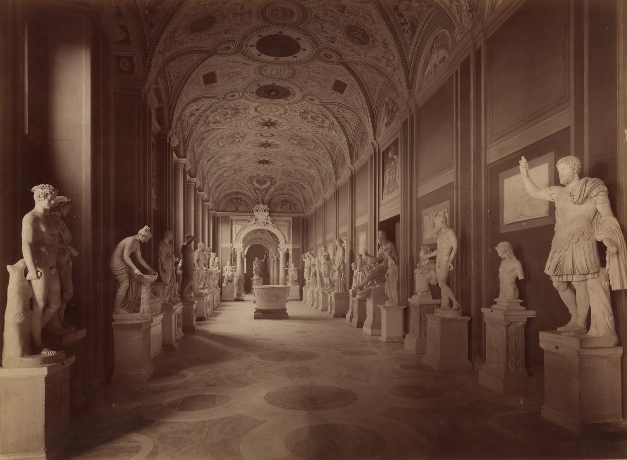 Hall of Statue, 1850-60-tallet. av James Anderson